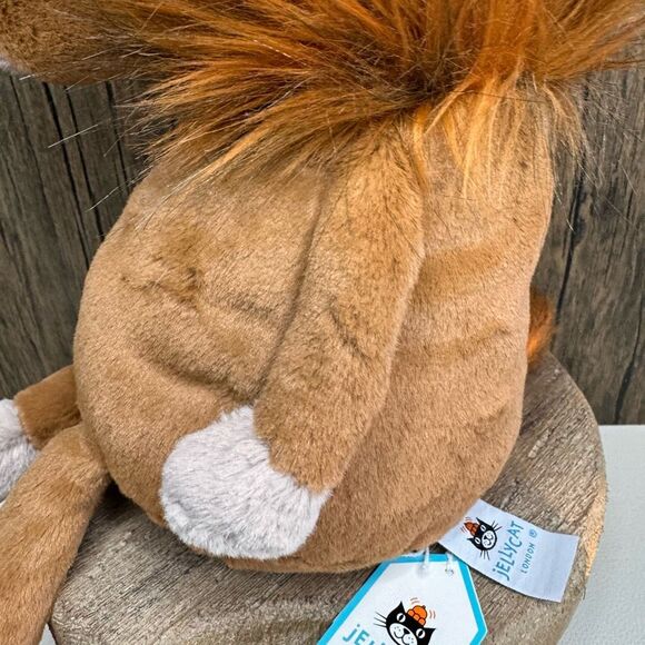 Jellycat Brown and Orange Highland Cow Stuffed Animal - Picture 6 of 13